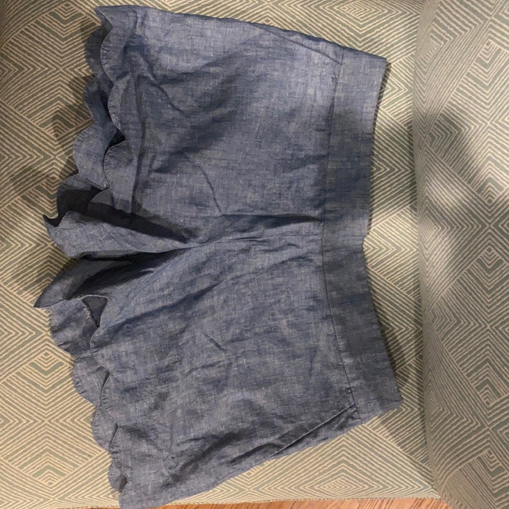 Scalloped Loft shorts NWT